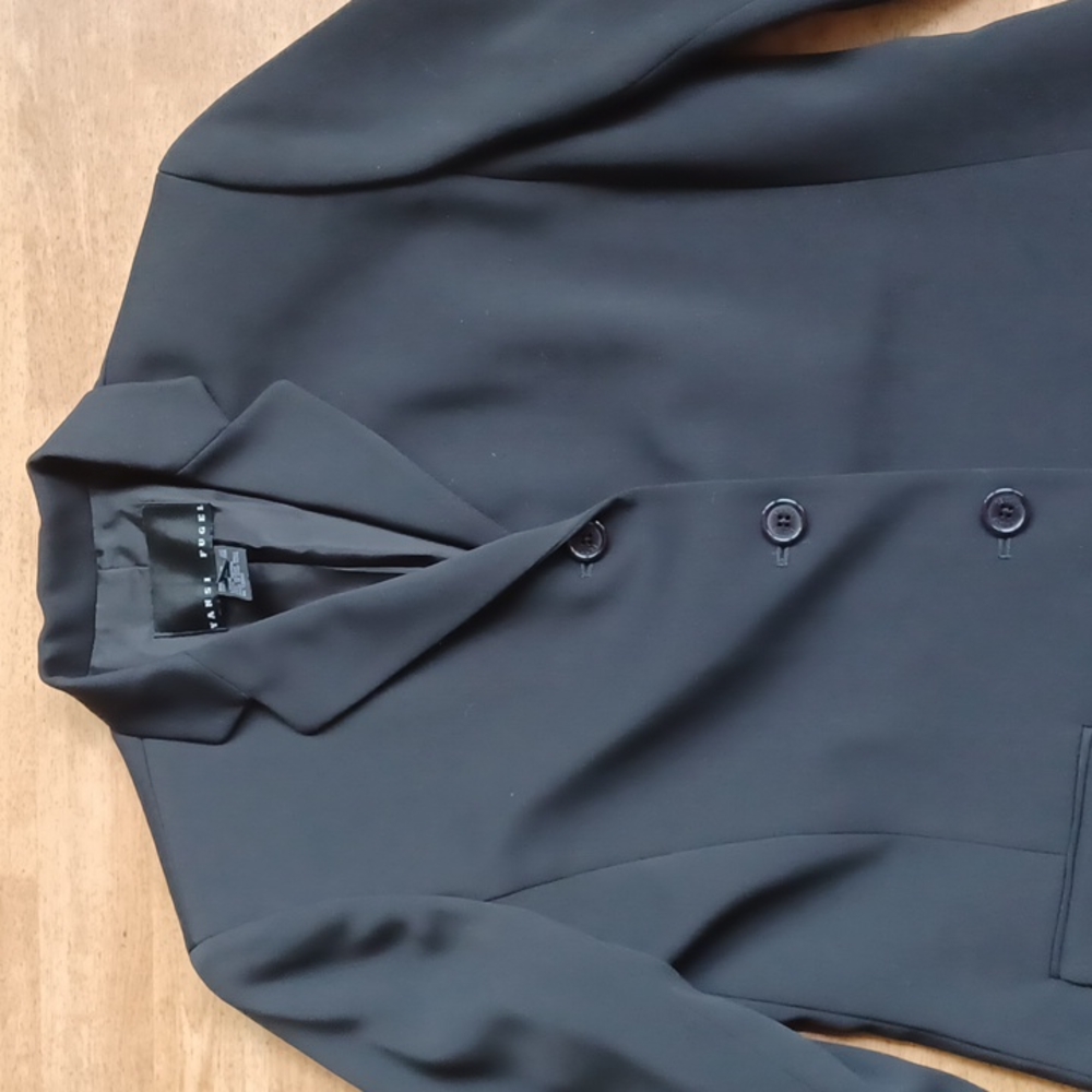 Black blazer, suit jacket women's size 6, Yansi Fugel - Picture 2 of 5